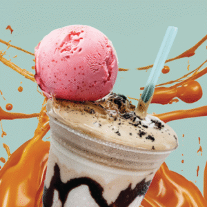 Dalgona con helado